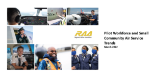 Photos of pilots, air maintenance technicians and flight attendants